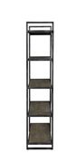 Weathered elm / antique black bookcase by Coaster additional picture 3