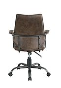 Office chair in antique brown top grain leather by Coaster additional picture 4