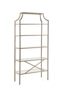 Bookcase in art deco style / glass / gold by Coaster additional picture 3