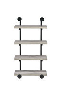 Gray driftwood finish wall shelf by Coaster additional picture 5
