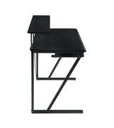 Gaming desk in black w/ speaker shelves by Coaster additional picture 2