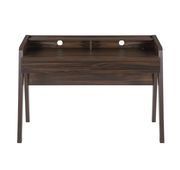 Writing desk w/ outlet in dark walnut finish by Coaster additional picture 6