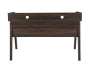 Writing desk w/ outlet in dark walnut finish by Coaster additional picture 7