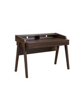 Writing desk w/ outlet in dark walnut finish by Coaster additional picture 9