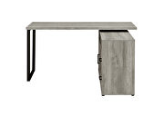L-shape desk in gray driftwood by Coaster additional picture 3