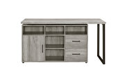 L-shape desk in gray driftwood by Coaster additional picture 5