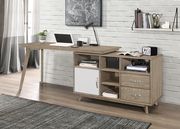 Writing desk in light gray / oak by Coaster additional picture 3