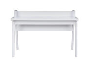 Writing desk w/ outlet finished in white by Coaster additional picture 7