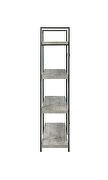 Gray driftwood finish 4-shelf bookcase by Coaster additional picture 2