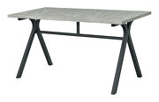 Rectangular writing desk cement and gunmetal by Coaster additional picture 5