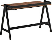 Walnut/ black wood finish writing desk by Coaster additional picture 5