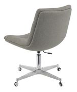 Office casual style chair in gray linen-like fabric by Coaster additional picture 2