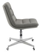 Office casual style chair in gray linen-like fabric by Coaster additional picture 3