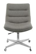 Office casual style chair in gray linen-like fabric by Coaster additional picture 6