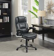 Gray leatherette office / computer chair by Coaster additional picture 7