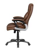 Office / computer chair in brown leatherette by Coaster additional picture 5