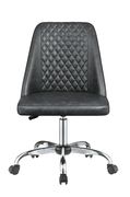 Office chair in gray leatherette by Coaster additional picture 6