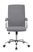 Office chair in gray linen-like fabric by Coaster additional picture 6