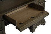 Executive desk finished in burnished oak by Coaster additional picture 13