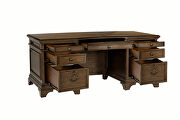Executive desk finished in burnished oak by Coaster additional picture 20