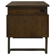 6-drawer executive desk dark walnut and gunmetal by Coaster additional picture 17