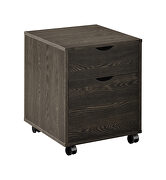 Wood grain in a dark oak finish writing desk by Coaster additional picture 6