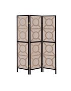 Transitional cappuccino folding screen by Coaster additional picture 2