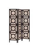 Transitional cappuccino folding screen by Coaster additional picture 4