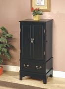 Transitional black jewelry armoire by Coaster additional picture 2