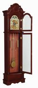 Traditional brown red grandfather clock by Coaster additional picture 6
