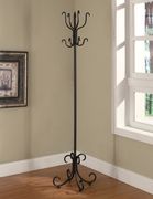 Traditional black coat rack by Coaster additional picture 2