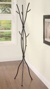 Casual brown twig style metal coat rack by Coaster additional picture 2