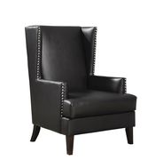 Black accent chair in transitional style by Coaster additional picture 2