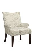 French script accent chair by Coaster additional picture 3