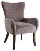 Soft gray fabric accent chair by Coaster additional picture 2