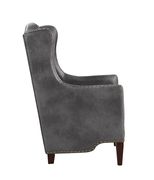 Traditional grey and cappuccino accent chair by Coaster additional picture 3