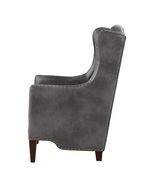 Traditional grey and cappuccino accent chair by Coaster additional picture 6