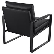Upholstered track arms accent chair black and gummetal by Coaster additional picture 7