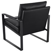 Upholstered track arms accent chair black and gummetal by Coaster additional picture 8