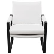 Upholstered track arms accent chair white and gummetal by Coaster additional picture 10