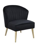 Accent chair in black velvet and that slow southern style additional photo 4 of 3