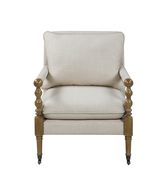 Accent chair in beige by Coaster additional picture 3