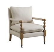 Accent chair in beige additional photo 4 of 3