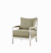 Traditional beige and white accent chair by Coaster additional picture 2