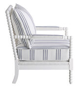 Matched awning stripe accent chair by Coaster additional picture 3