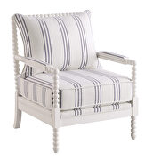 Matched awning stripe accent chair by Coaster additional picture 6