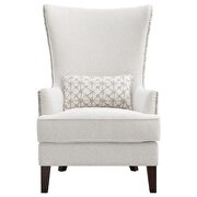 Upholstered wingback accent chair latte by Coaster additional picture 11