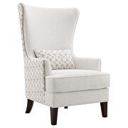 Upholstered wingback accent chair latte by Coaster additional picture 13