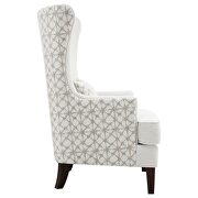 Upholstered wingback accent chair latte by Coaster additional picture 5