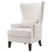Upholstered wingback accent chair latte by Coaster additional picture 10